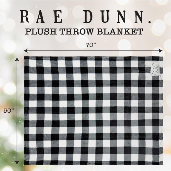 Rae Dunn Throw Blanket - Picture 5 of 8